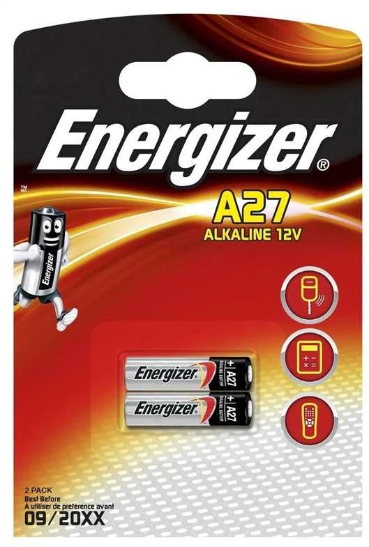 Elementai ENERGIZER A27, 12 V, 2 vnt.