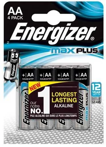 Elementai ENERGIZER MAX PLUS AA/LR06, 1,5V, 4 vnt.