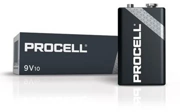 Elementas Duracell Procell 9V (MN1604; 6LR61) 9V, krona, šarminis, 1 vnt