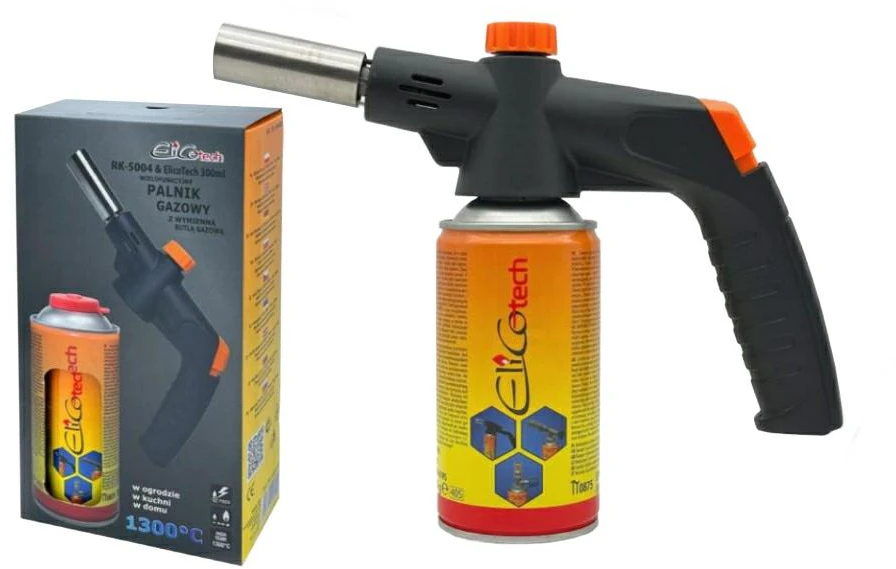 Blow RK-5004 dujinis degiklis + dujos 300ml Elico Tech