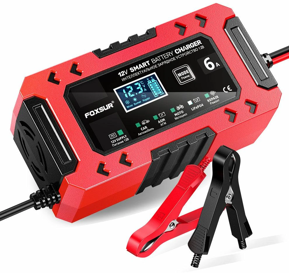 EM IŠTIESINTUVAS FOXSUR 12V 6A LCD