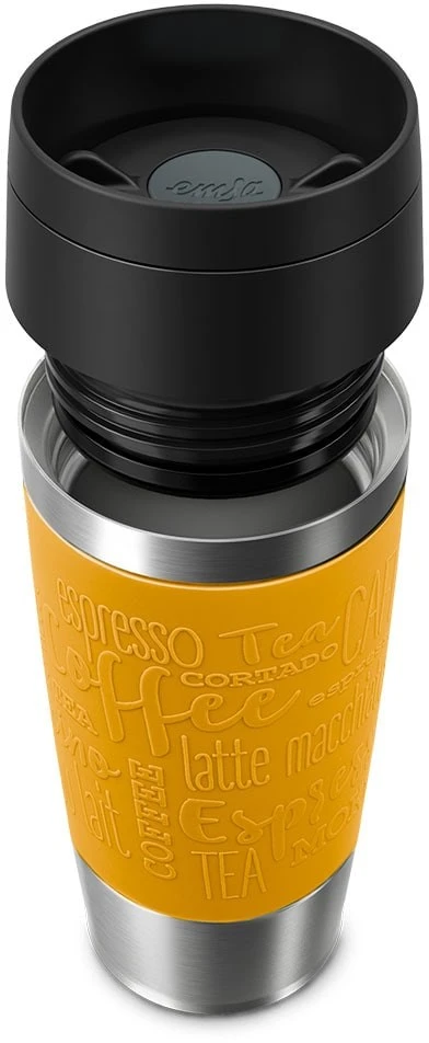 EMSA Travel Mug Classic 36 ml Nerūdijančiojo plieno, Geltona