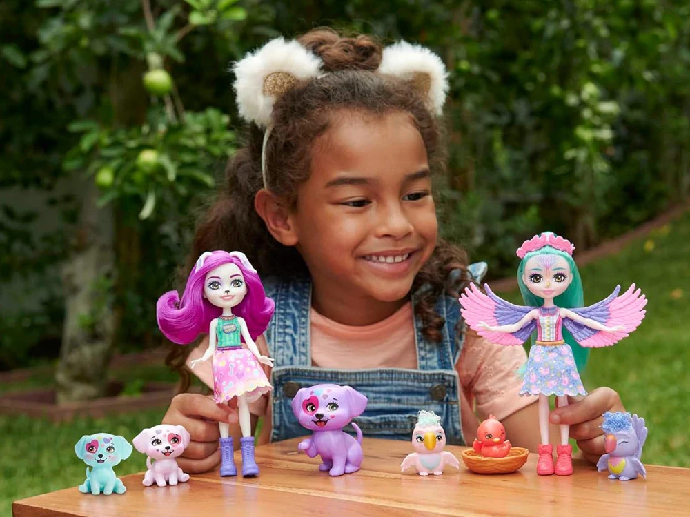 Mattel ENCHANTIMALS herojų dalmantinų šeima (HKN14)