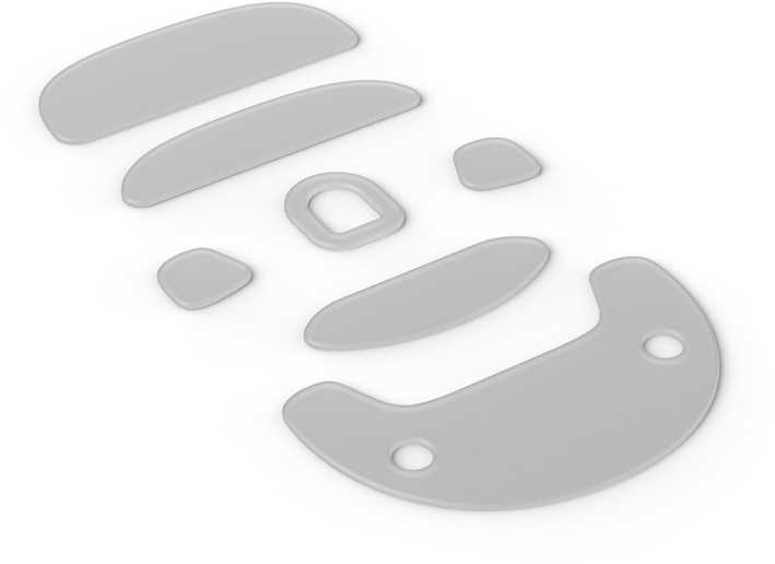 Endgame Gear OP1 Pelė Skates pelių padukai, 100% PTFE, Milky Baltas, Single Set