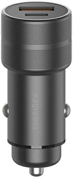 ENERGEA automobilinis įkroviklis 1xUSB+1xUSB-C PD-QC3.0 38W gunmetal Alu Drive PD20+