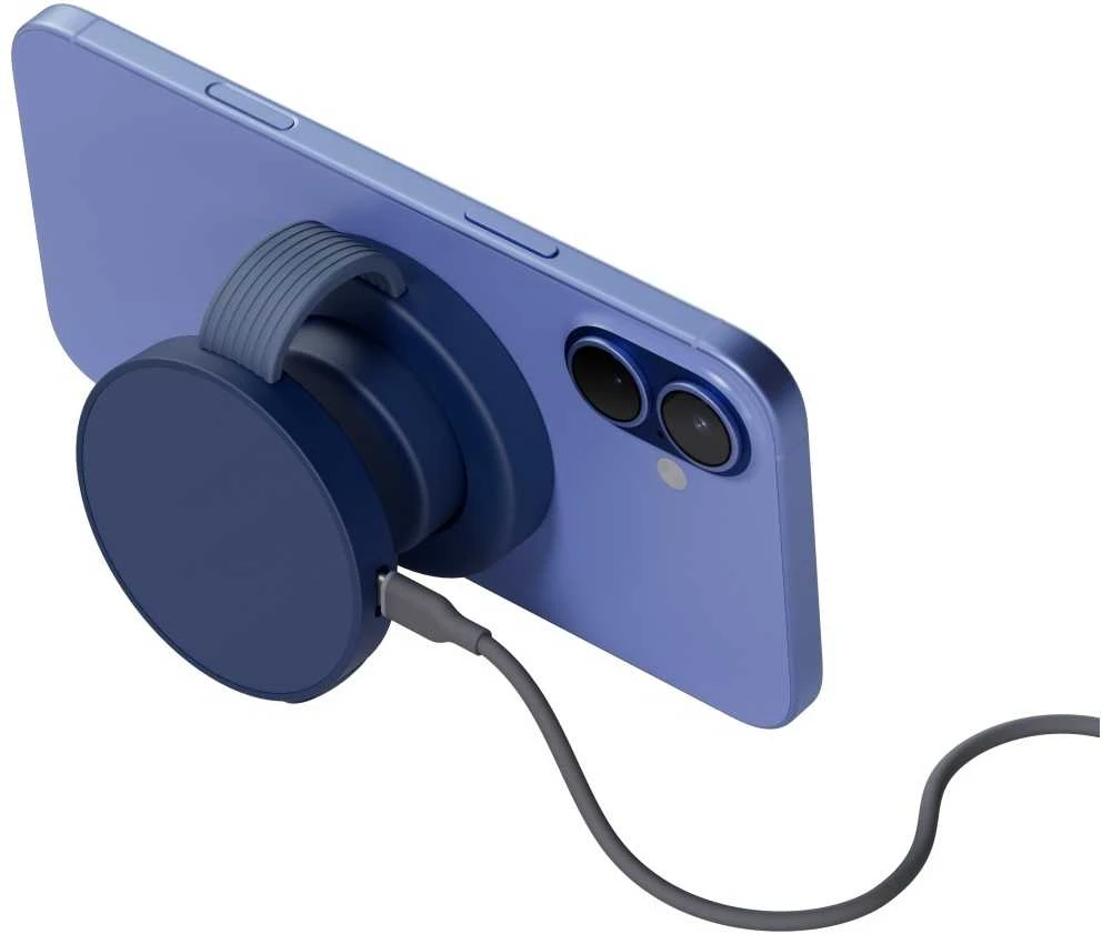 Energea Belaidis įkroviklis Bazic GoMag Trio 2 3in1 15W magnetic skirtas iPhone/Watch/AirPods mėlynos spalvos
