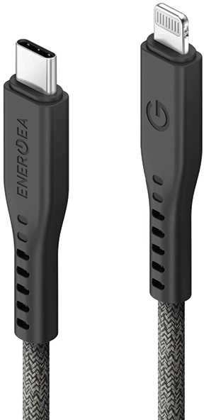ENERGEA Flow USB-C į Lightning C94 MFI Kabelis 1.5m juodos spalvos 60W 3A PD Fast Charge