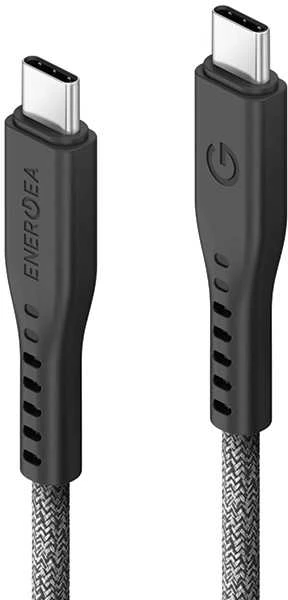 ENERGEA Flow USB-C į USB-C Kabelis 1.5m juodos spalvos 240W 5A PD Fast Charge