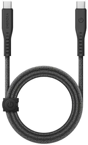 ENERGEA Flow USB-C į USB-C Kabelis 1.5m juodos spalvos 240W 5A PD Fast Charge