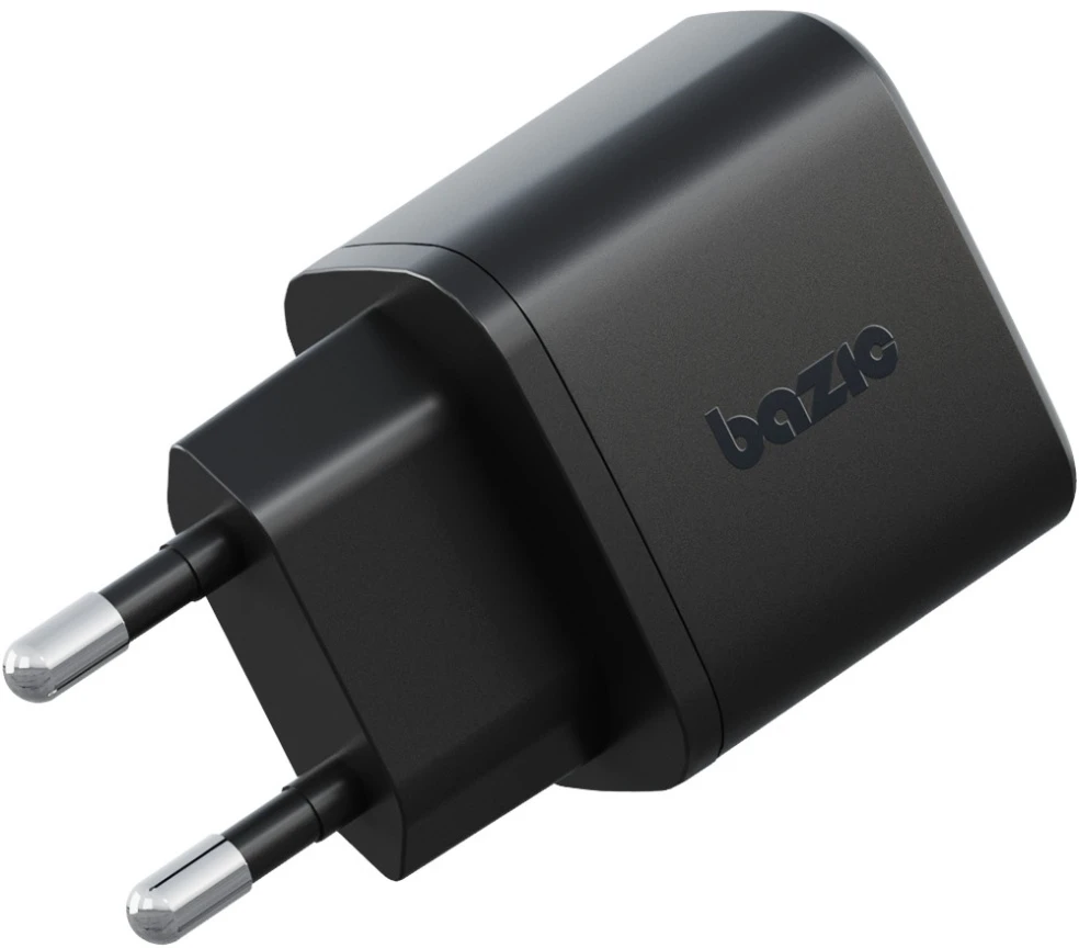 Energea Laidinis įkroviklis Bazic Goport Velox Kit 1xUSB-C 1xUSB-A GaN 35W with cable juodos spalvos