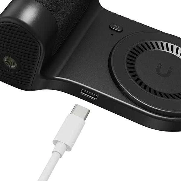 ENERGEA nuotraukų laikiklis su įmontuotu išoriniu akumuliatoriumi Magear MagCam Grip Juodas MagSafe PG-MAGCAMGRIP-BL