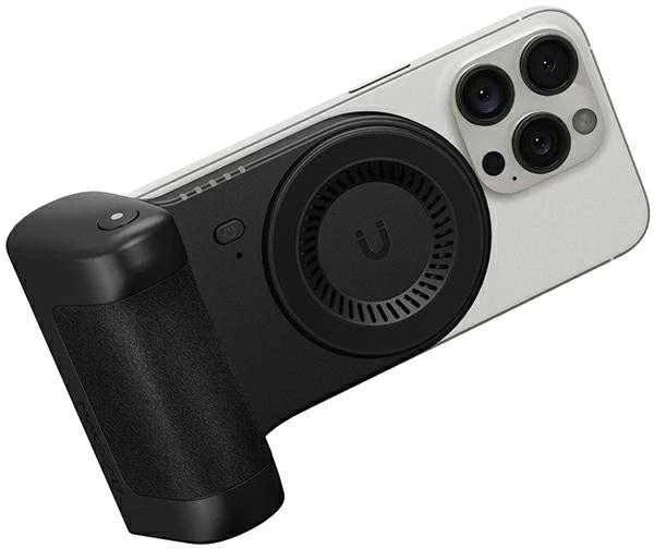 ENERGEA nuotraukų laikiklis su įmontuotu išoriniu akumuliatoriumi Magear MagCam Grip Juodas MagSafe PG-MAGCAMGRIP-BL