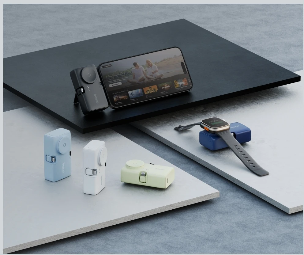 Energea PowerBank 3in1 Bazic Koda 5000mAh PD20W USB-C/Lightning juodos spalvos