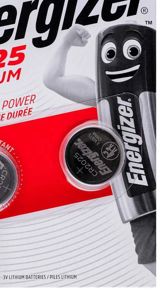 ENERGIZER BATTERY SPECIALIZED CR2025/2, 3V, ECO