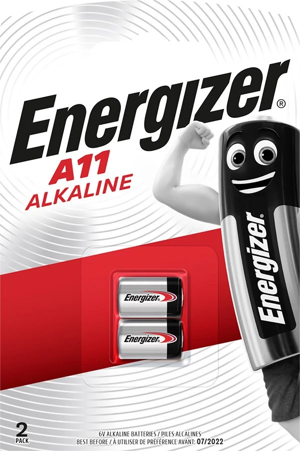 Energizer E11A (A11) vienkartinė baterija, 2 vnt.