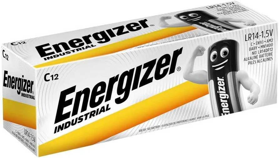 Energizer Industrial Vienkartinė baterija C LR14 R14 Šarminis 1,5 V 12 vnt