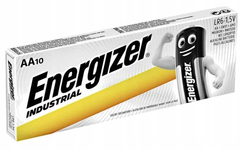 Energizer Industrial Vienkartinė baterija AA LR6 Šarminis 1,5 V 10 vnt
