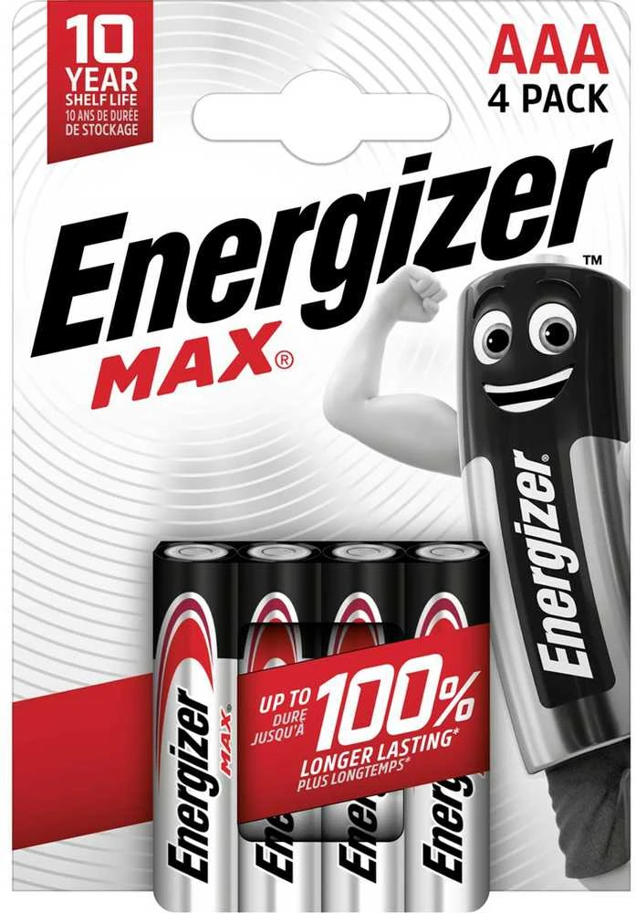 Energizer Max 438144 baterija AAA LR03 4 vnt.