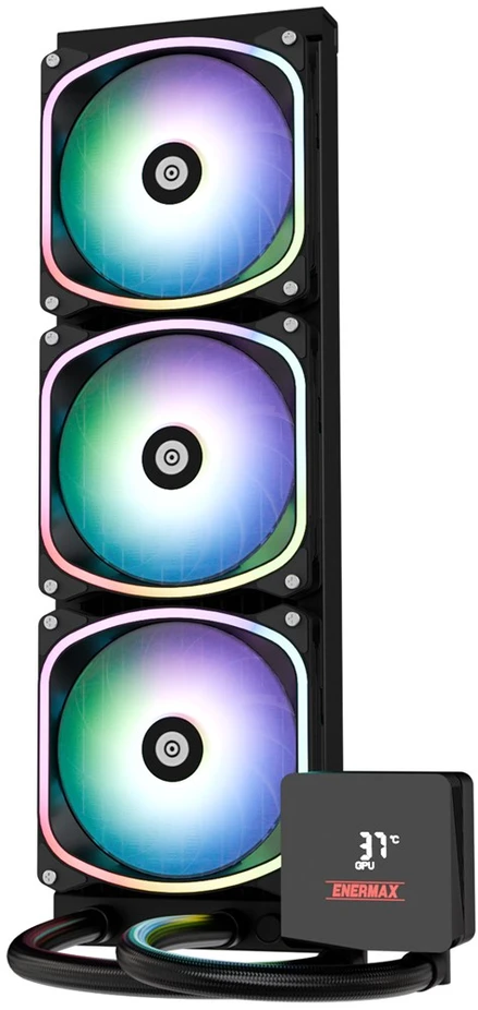 Enermax Aquafusion II 360 mm Procesorius Universalusis skystinis aušintuvas 12 cm Juoda