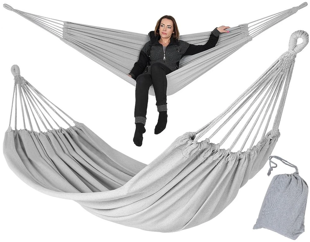 Royokamp Dvigubas sodo hamakas su dėklu 200x150 cm