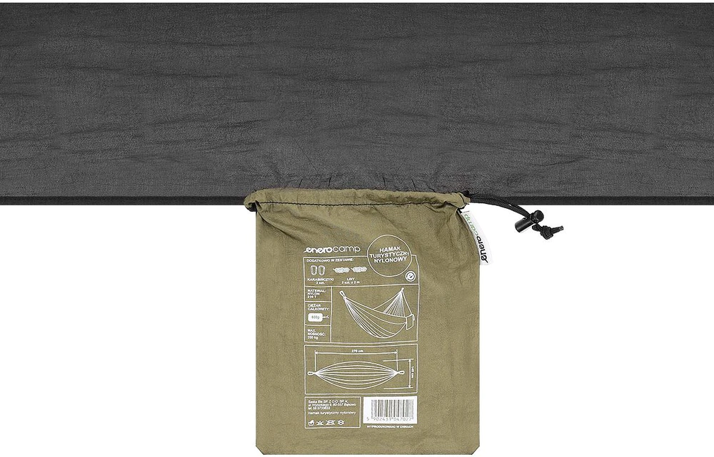 Enero Camp Dvivietis turistinis hamakas 270x140 cm