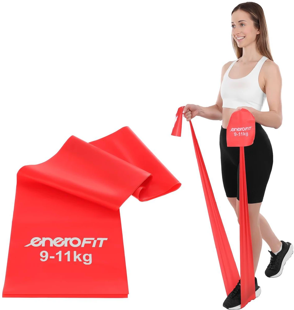 Pasipriešinimo guma Enero Fit, 200cm, raudona
