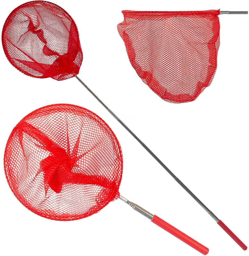 Enero Teleskopinis vabzdžių tinklas 37-85 cm raudonas