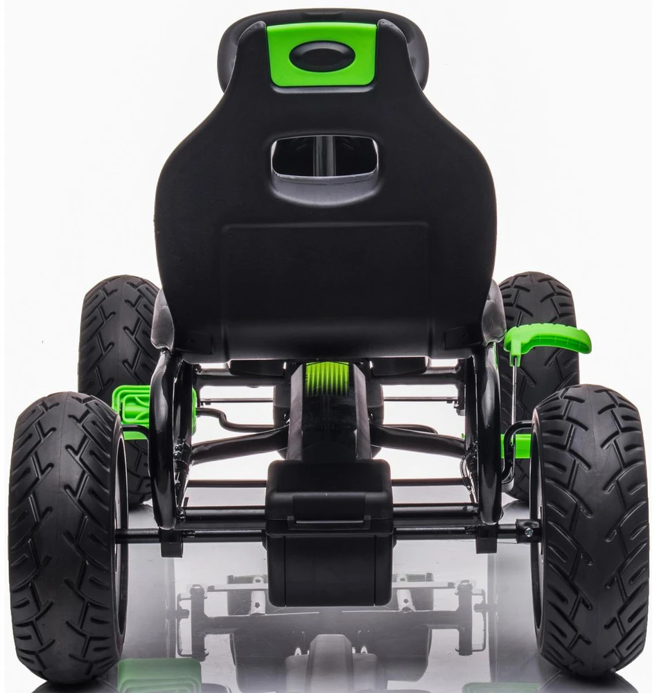 Enero Toys Sportinis gokartas vaikams G18, juodas-žalias