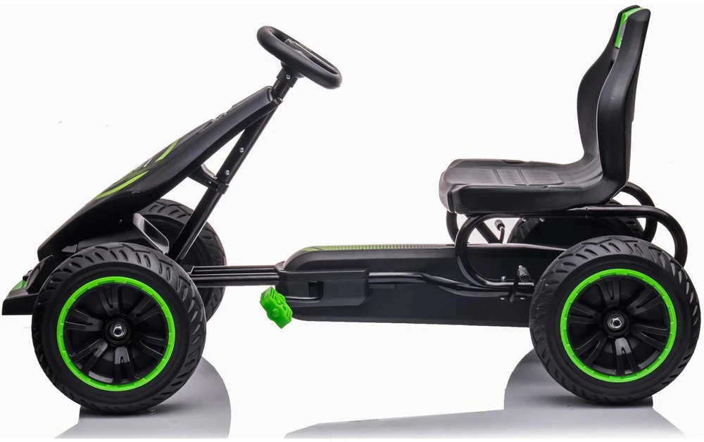 Enero Toys Sportinis gokartas vaikams G18, juodas-žalias