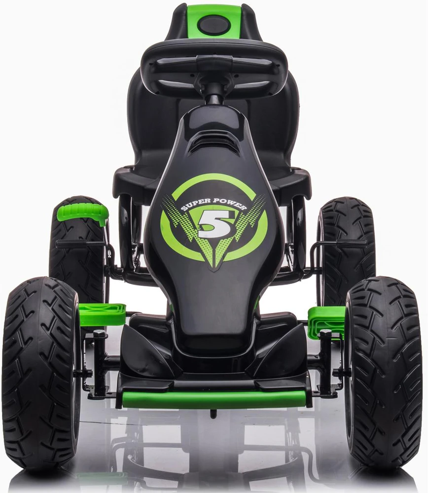 Enero Toys Sportinis gokartas vaikams G18, juodas-žalias