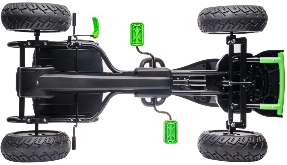 Enero Toys Sportinis gokartas vaikams G18, juodas-žalias