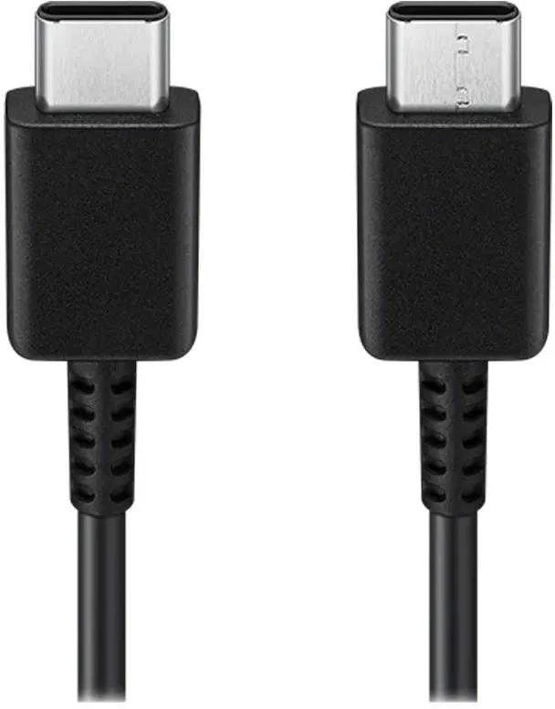 112803 EP-DA705BBE Samsung USB-C/USB-C duomenų kabelis 3A 1m Juodas (OOB masinis)