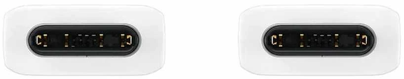 112803 EP-DA705BWE Samsung USB-C/USB-C Data Cable 3A 1m baltos spalvos (OOB Bulk pakuotė)