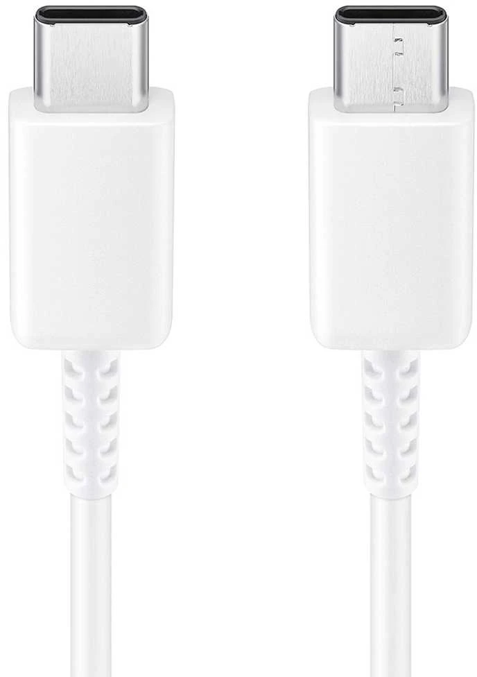 112803 EP-DG977BWE Samsung USB-C/USB-C duomenų kabelis 1m baltos spalvos (Bulk)
