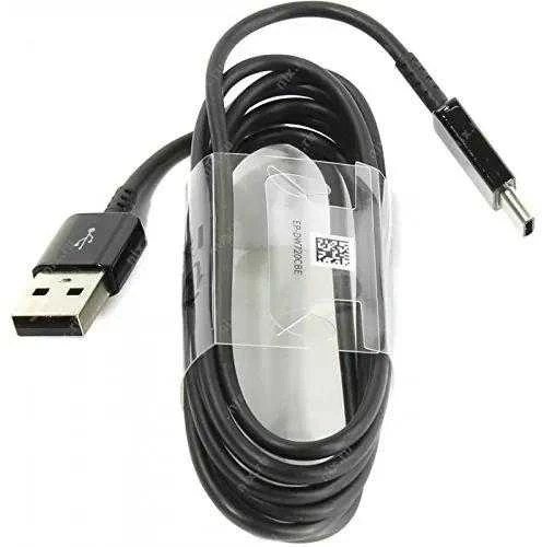 112803 EP-DW720CBE Samsung USB-C duomenų kabelis 1.5m juodos spalvos (Bulk)