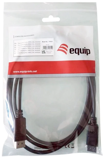 Equip 119339 „DisplayPort“ kabelis 10 m Juoda