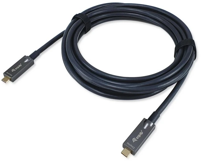 Equip 119468 USB kabelis USB 3.2 Gen 2 (3.1 Gen 2) 10 m USB C 10 Gbit/s 60 W Juoda