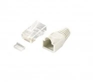 Wentronic Equip 121175 laido jungtis RJ-45 Permatomas, Balta