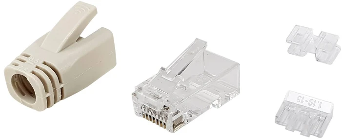 Equip 121176 laido jungtis RJ-45 Permatomas, Balta