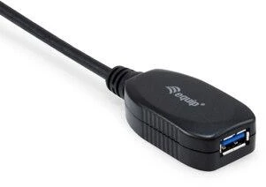 Equip 133346 USB kabelis USB 3.2 Gen 1 (3.1 Gen 1) 5 m USB A 5 Gbit/s Juoda