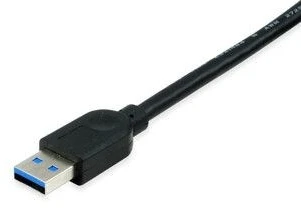 Equip 133346 USB kabelis USB 3.2 Gen 1 (3.1 Gen 1) 5 m USB A 5 Gbit/s Juoda