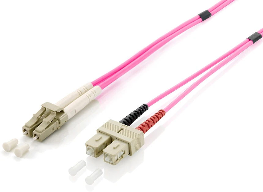 Equip 255536 „InfiniBand“ arba pluoštinis optinis kabelis 10 m 2x LC 2x SC Rožinė