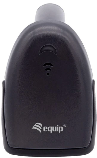 Equip 351020 brūkšninių kodų skaitytuvas Rankinis brūkšninių kodų skaitytuvas 1D LED Juoda