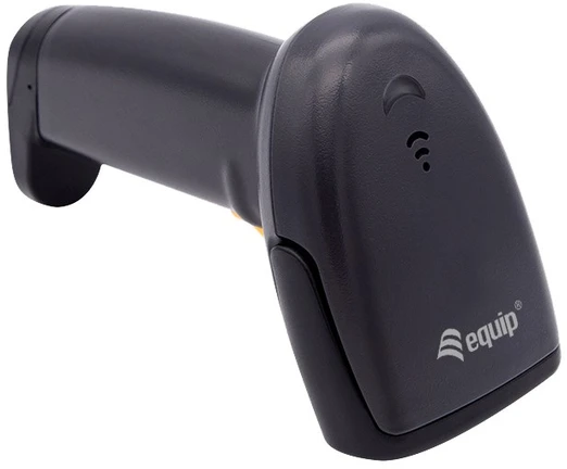 Equip 351020 brūkšninių kodų skaitytuvas Rankinis brūkšninių kodų skaitytuvas 1D LED Juoda