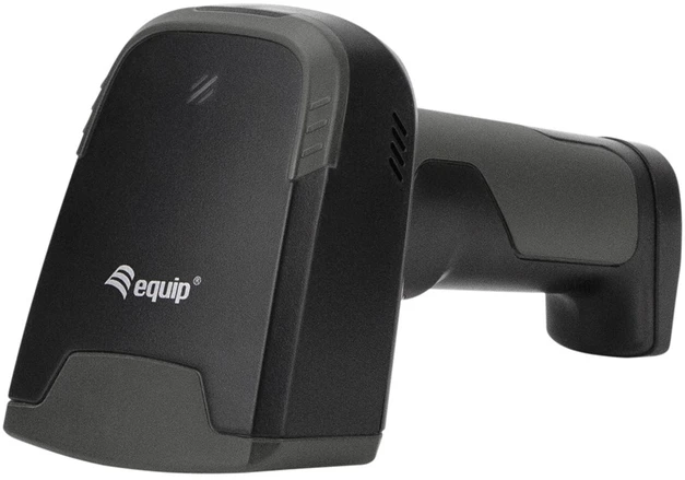 Equip 351030 brūkšninių kodų skaitytuvas Rankinis brūkšninių kodų skaitytuvas 1D/2D CMOS Juoda