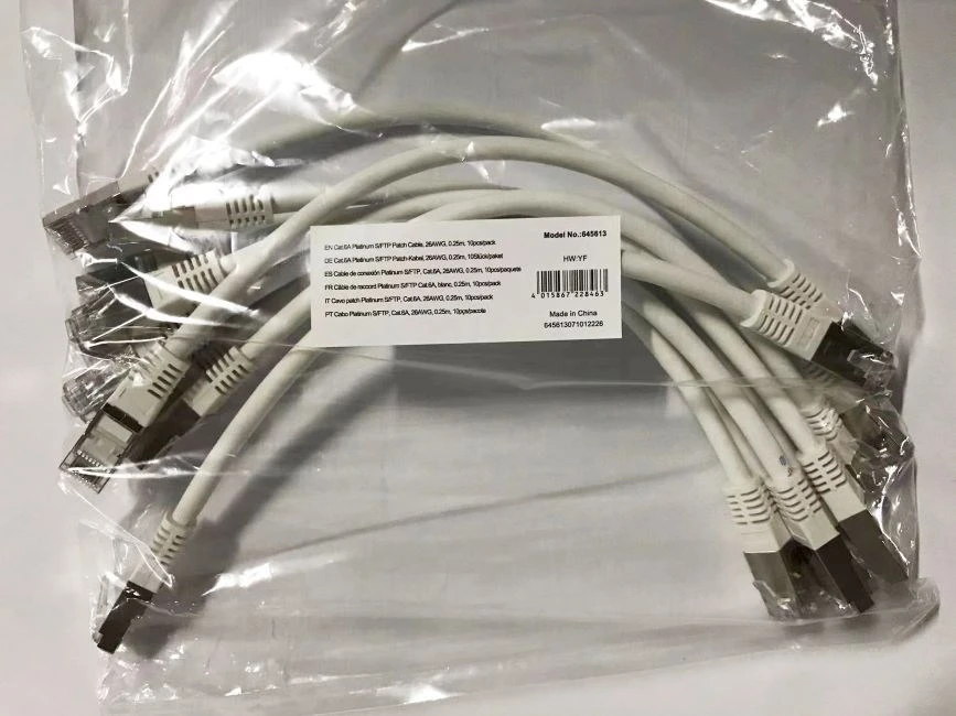 Equip 645613 tinklo kabelis Balta 0,25 m Cat6a S/FTP (S-STP)