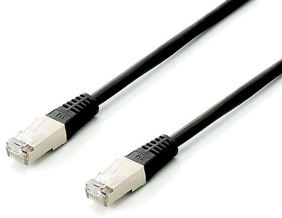 Equip 645691 tinklo kabelis Juoda 2 m Cat6a S/FTP (S-STP)