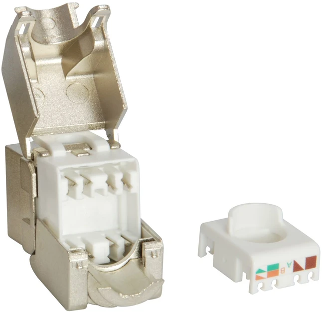 Equip 767213 kabelių lizdinio / kištukinio jungčių tipo keitiklis RJ-45 LSA Aliuminis
