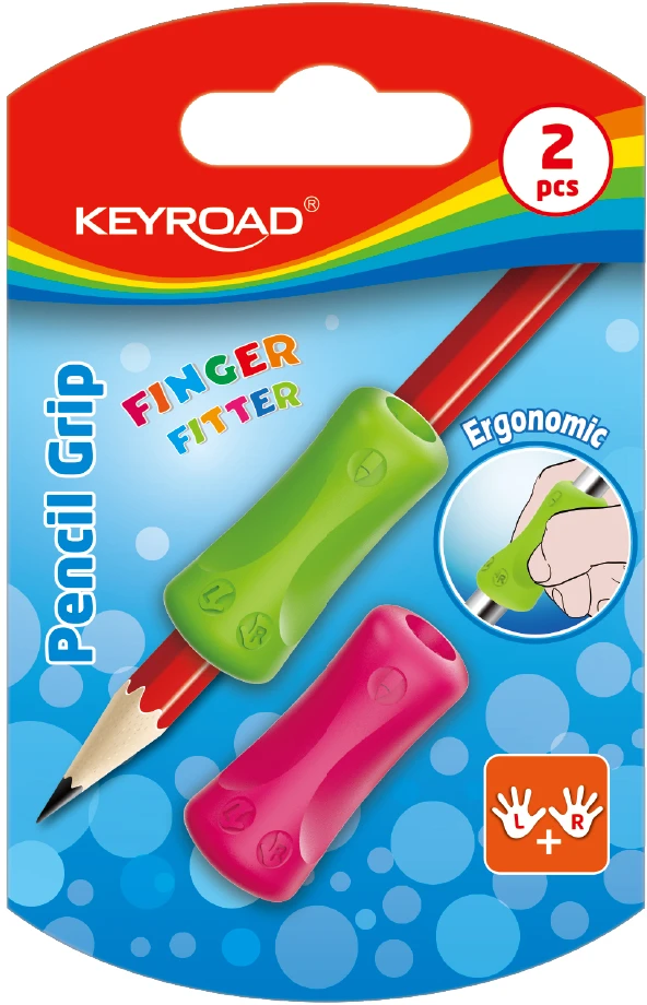 Ergonominė pirštų guma Keyroad, skirta rašikliui, 2 vnt. blisteryje