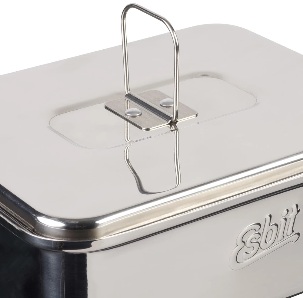 ESBIT CS1100ST turistinis maisto gaminimo indas Komplektas 1,1 L Juoda, Sidabras